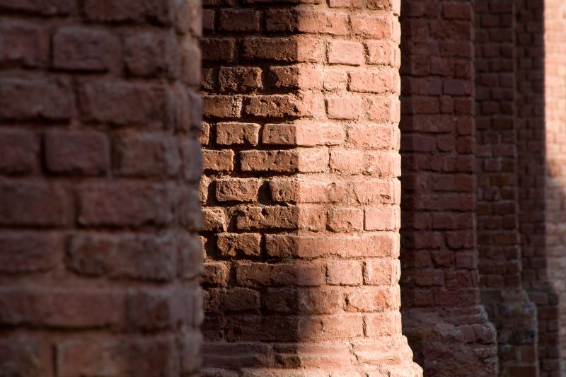 Brick Pillars Installation