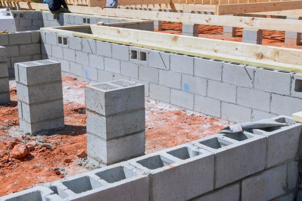 Cement Block Installation in Ashburn
